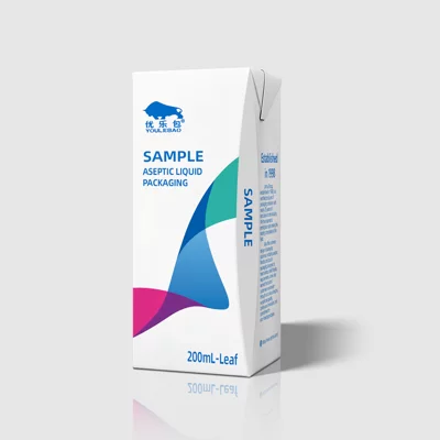 200mL Leaf aseptic carton packaging