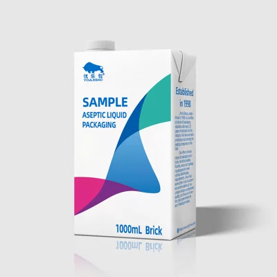 1000ml base Aseptic carton laminated paper packaging materials