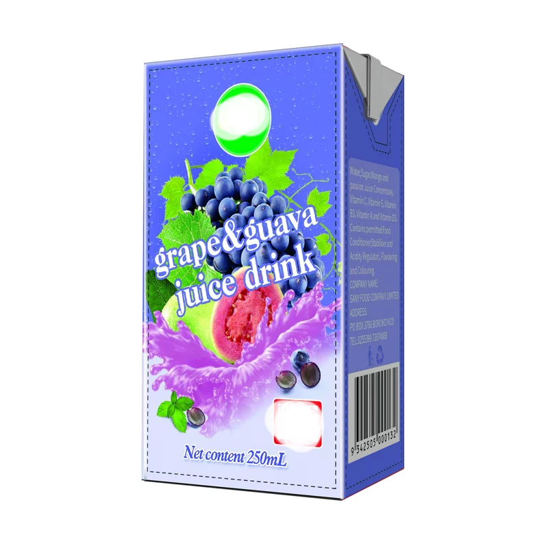 200ml Base Aseptic carton packaging composited materials for liquid package