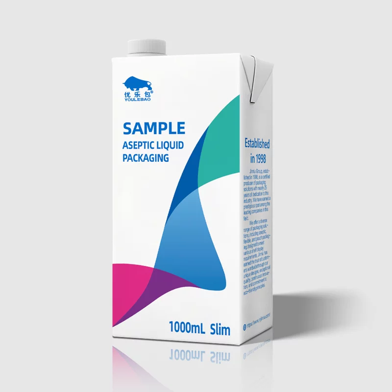 1000mL Slim aseptic carton packaging